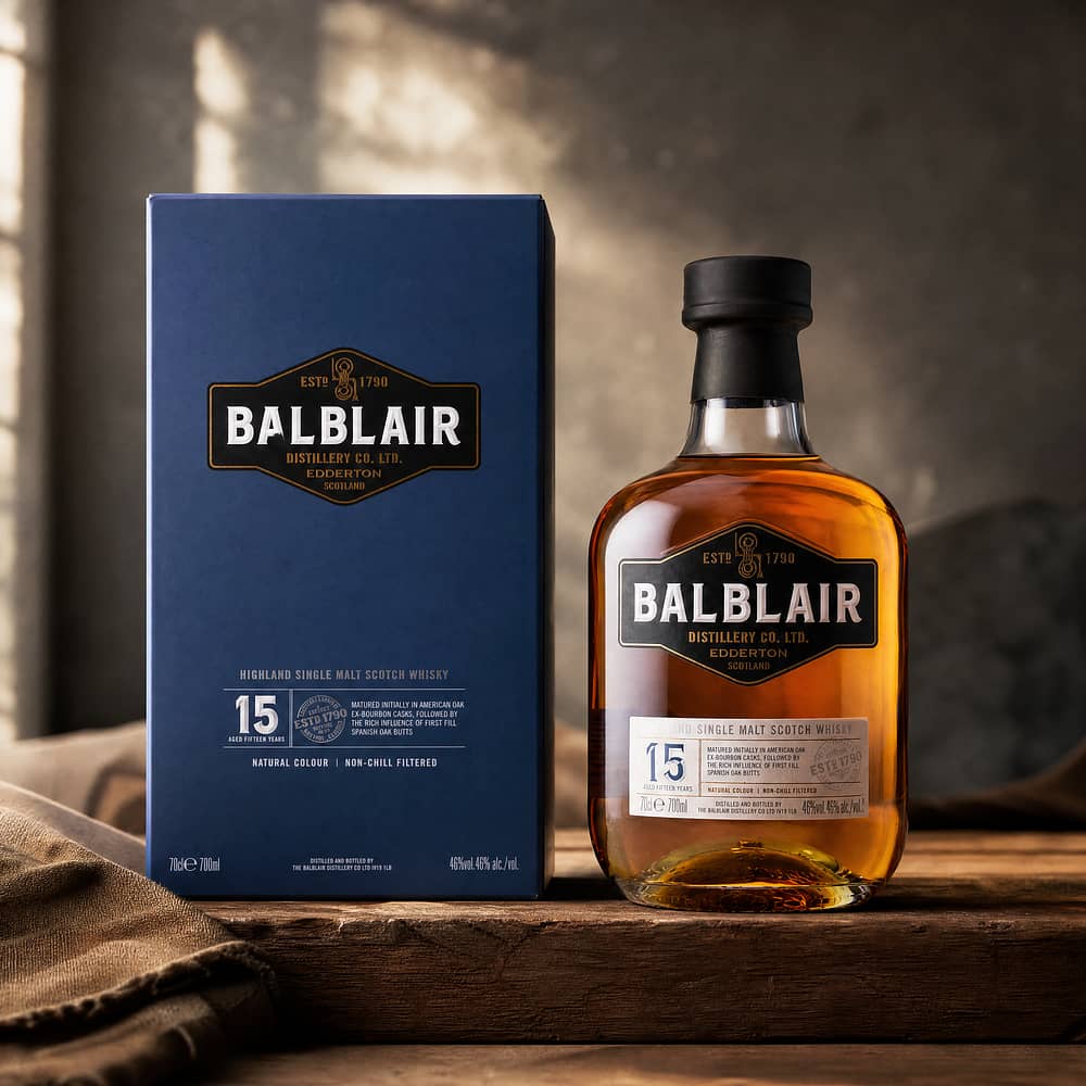 Balblair 15 Jahre 0,70 Liter/ 46.0% vol Produktbild