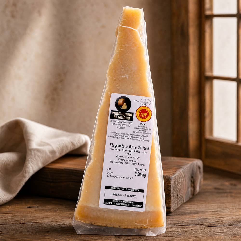 Balestrazzi Parmesan Käse Typ Parmigiano-Reggiano ca. 32 Monate gereift 300 Gramm Produktbild