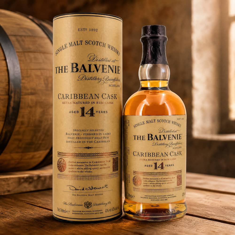 Balvenie 14 Jahre Caribbean Cask 0,70 Liter/ 43.0% vol Produktbild
