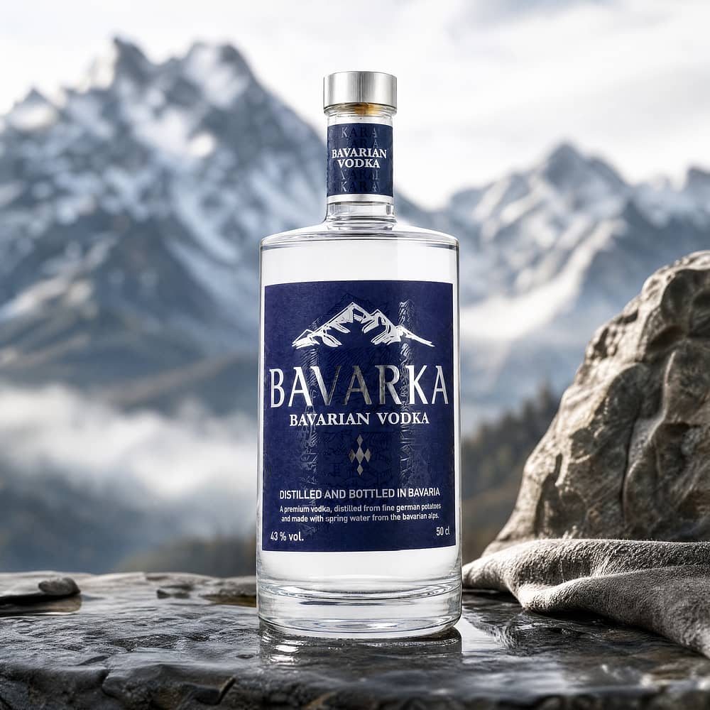 Bavarka Bavarian Vodka 0,50 Flasche/ 43.0% vol Produktbild