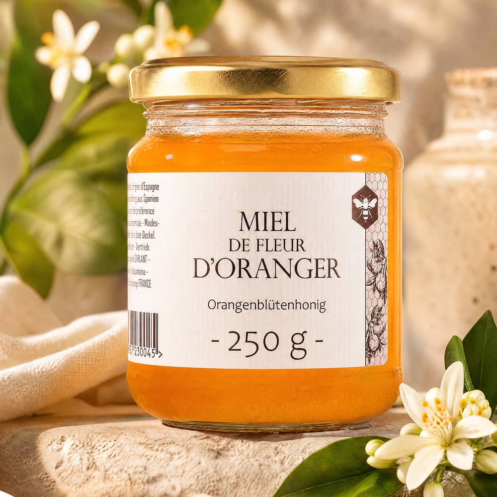 Beauharnais-CARLANT Miel de Fleur D`Oranger Orangenblütenhonig 250 Gramm Produktbild