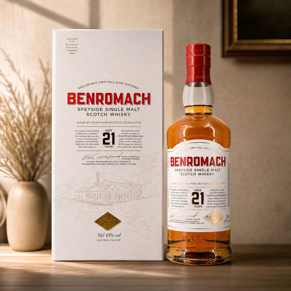 Benromach 21 Jahre 0,70 Liter/ 43.0% vol Produktbild