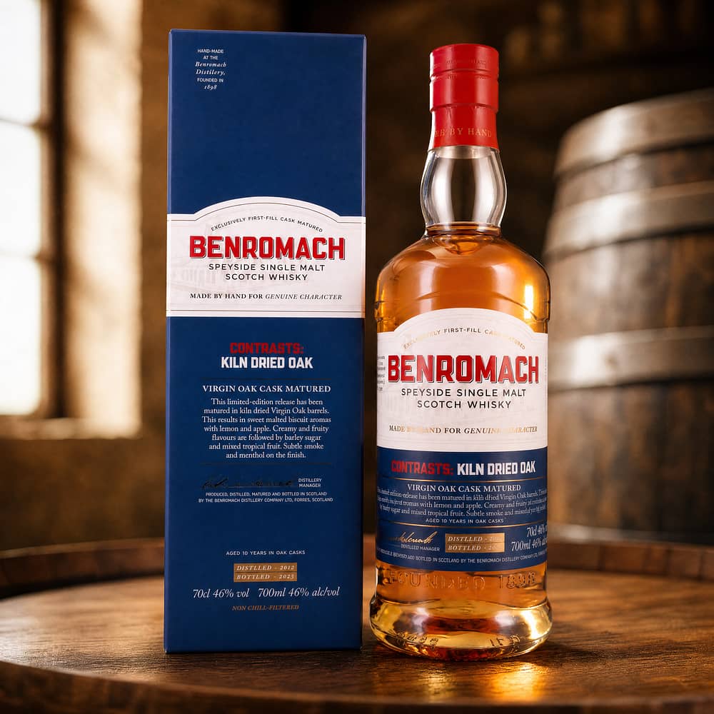 Benromach Contrasts: Kiln Dried Oak 10 Jahre 0,70 Liter/ 46.0% vol Produktbild