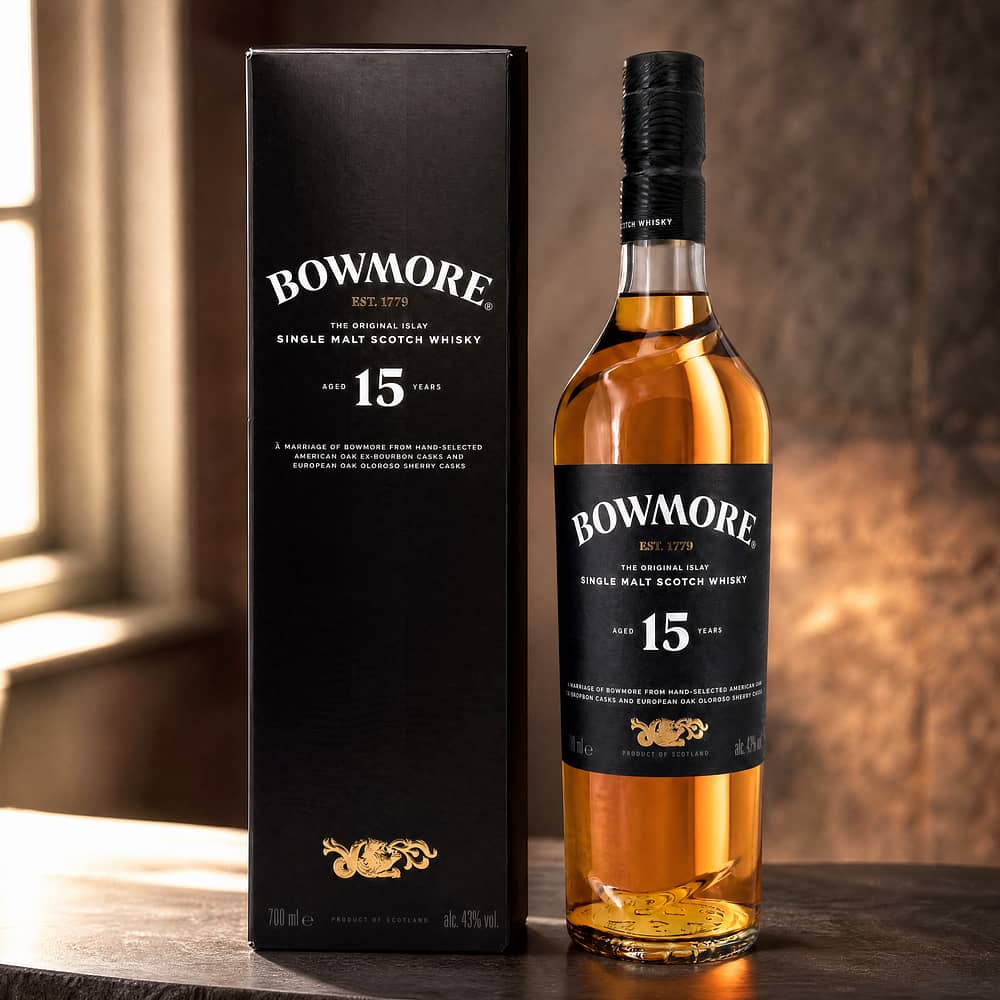 Bowmore 15 Jahre 0,70 Liter/ 43.0% vol Produktbild