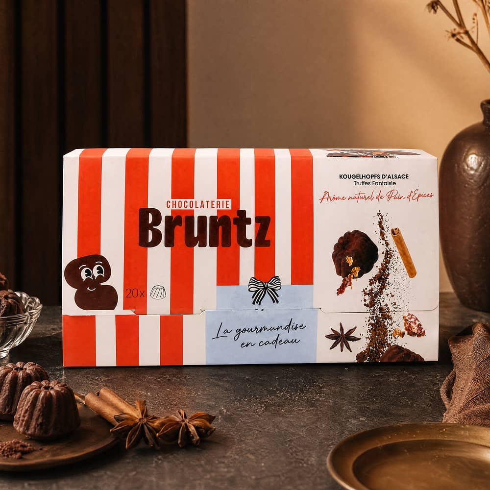 Bruntz Kougelhopf Kakaokonfekt - Lebkuchen 100 Gramm Produktbild