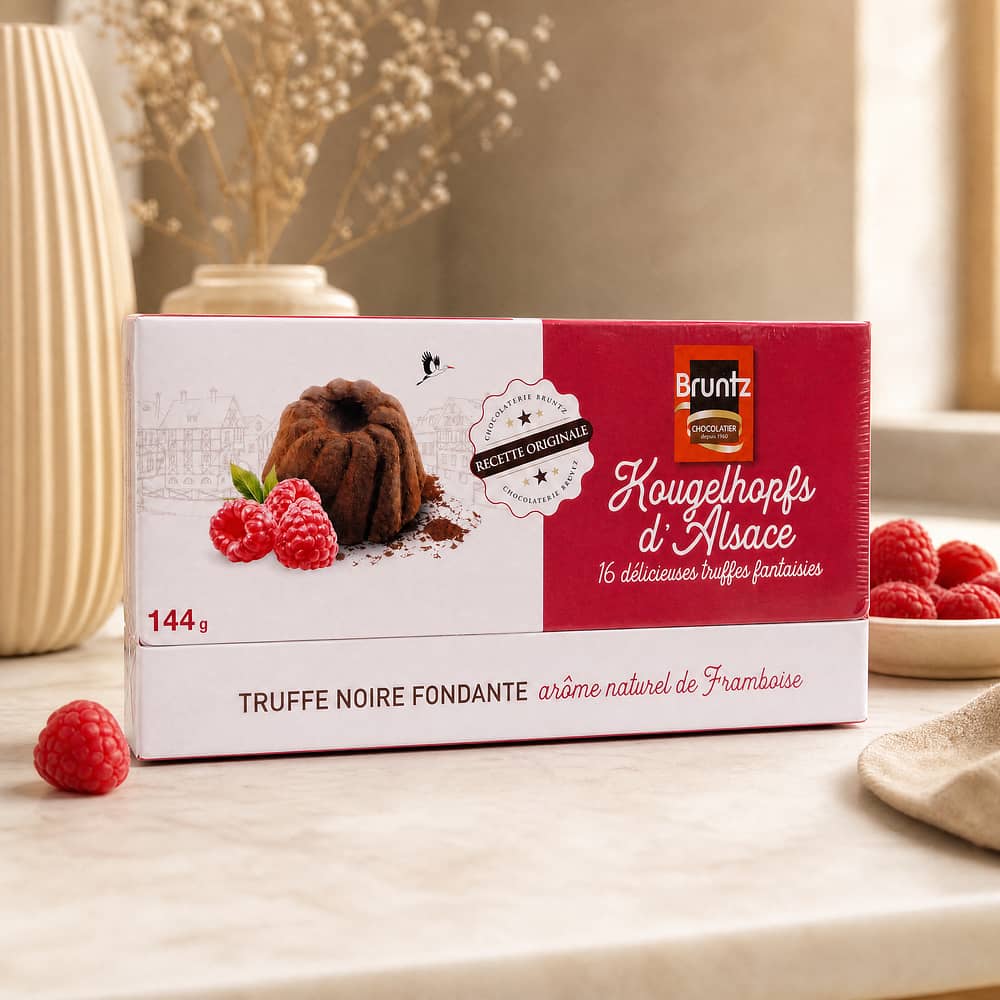 Bruntz Kougelhopfs d`Aalsace Himbeere 144 Gramm Produktbild