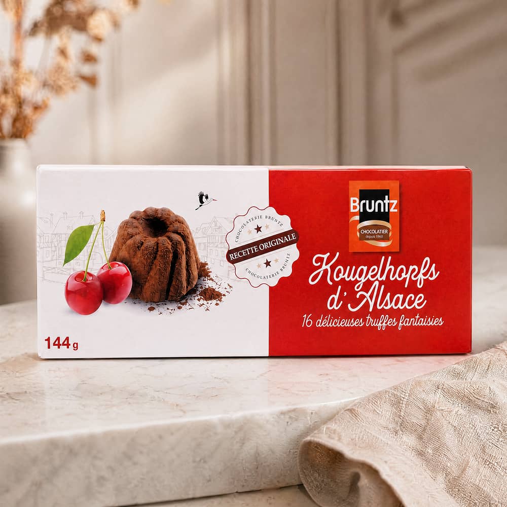 Bruntz Kougelhopfs d'Alsace Kirsche 144 Gramm Produktbild