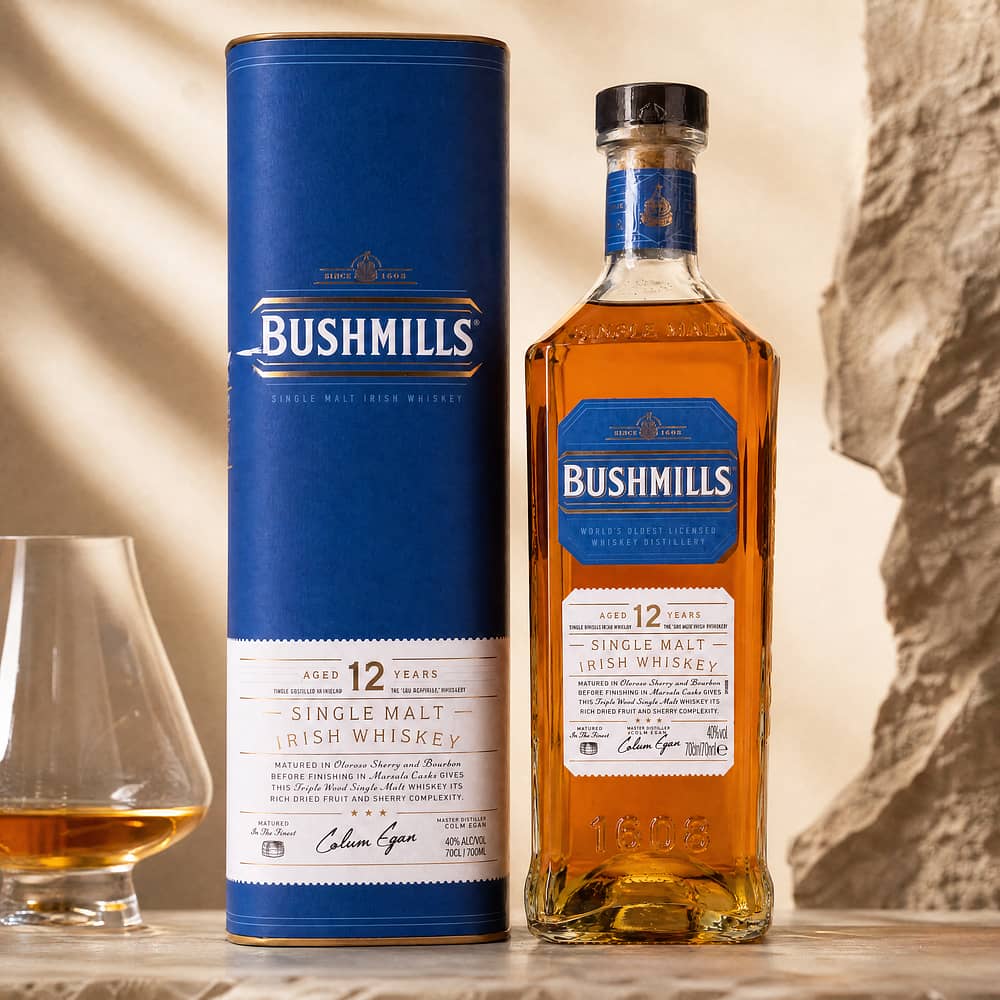 Bushmills 12 Jahre 0,70 Liter/ 40.0% vol Produktbild