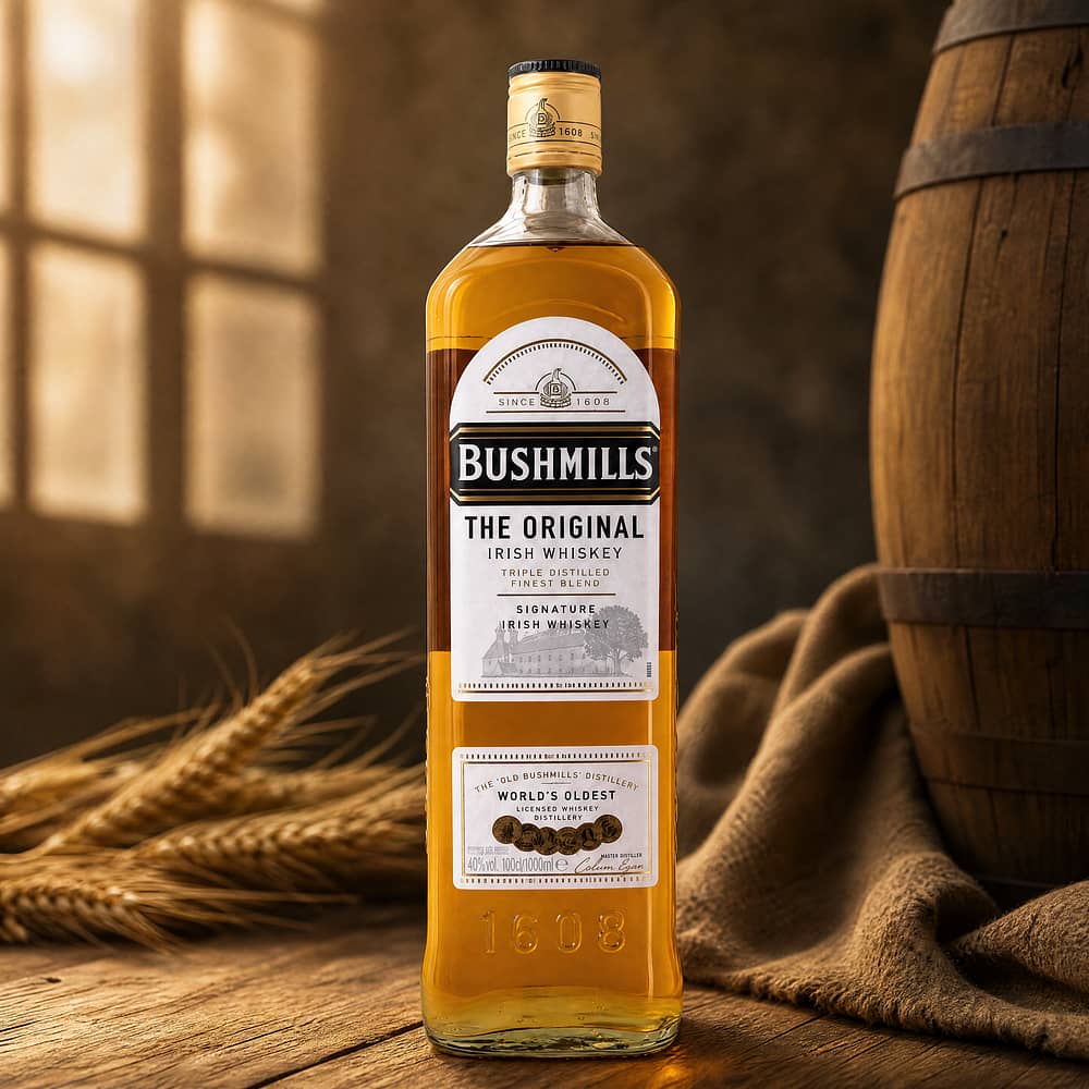 Bushmills 1608 Triple Distilled Literflasche 1 Liter/ 40.0% vol Produktbild