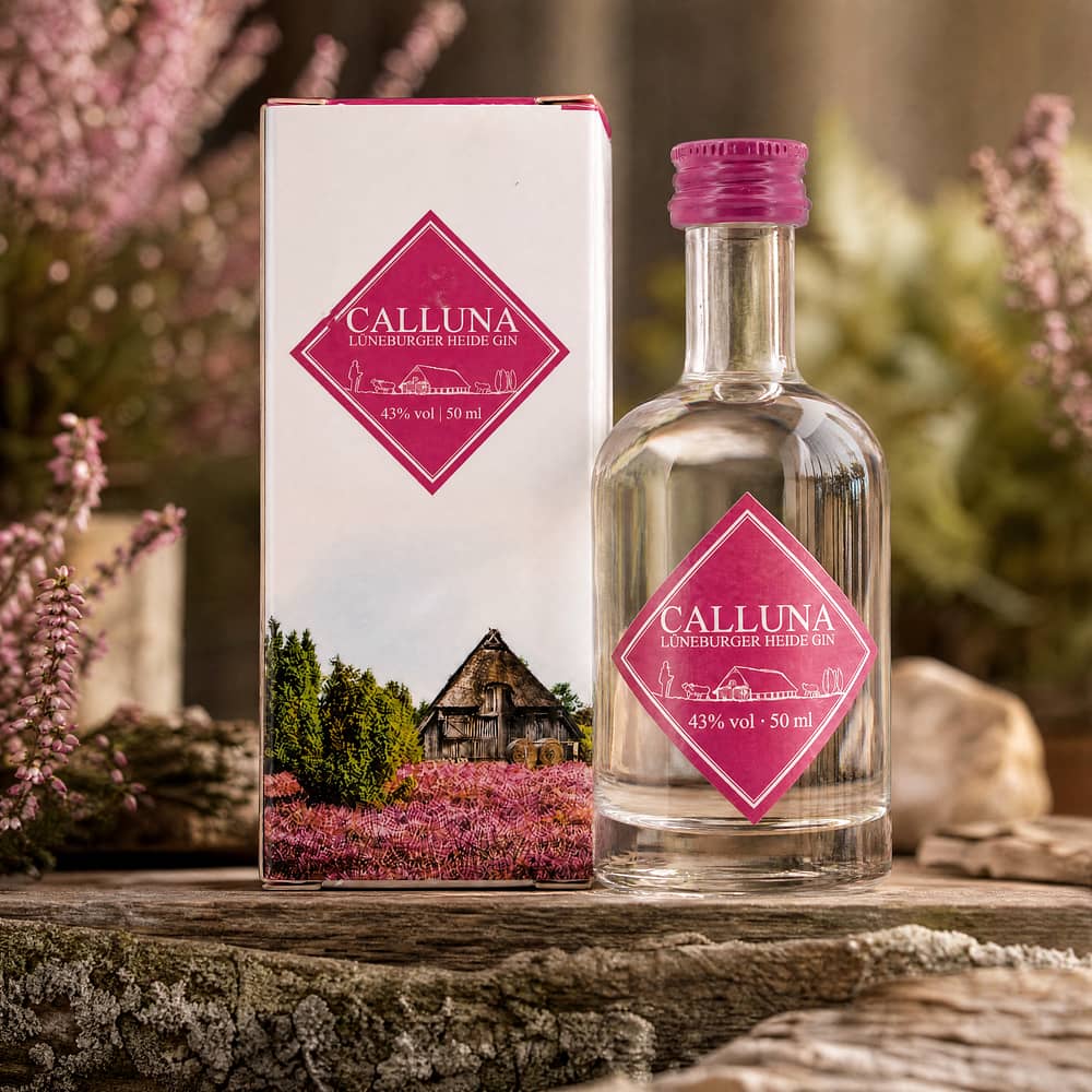 Calluna Lüneburger Heide Gin Miniatur 0,050 Liter/ 43.0% vol Produktbild