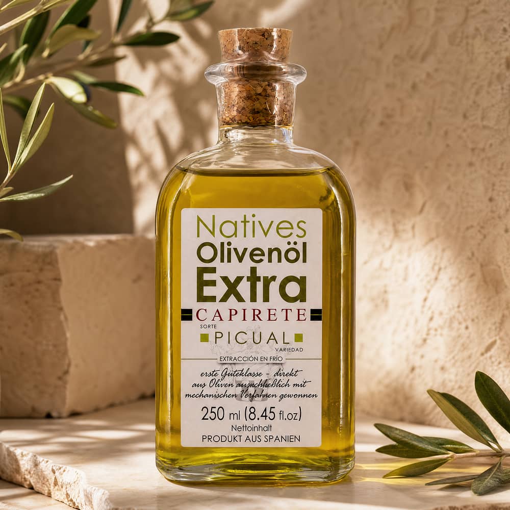 Capirete Olivenöl Extra Virgin Picual 0,250 Liter Produktbild