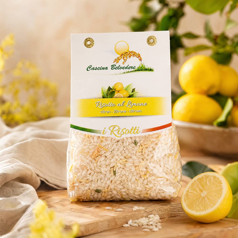 Cascina Belvedere Risotto mit Zitrone 250 Gramm Produktbild
