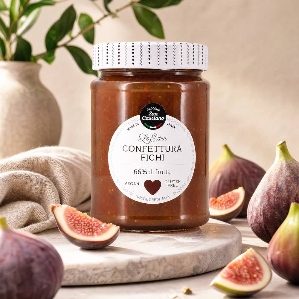 Cascina San Cassiano Confettura Fichi Feigen Konfitüre Extra 340 Gramm Produktbild