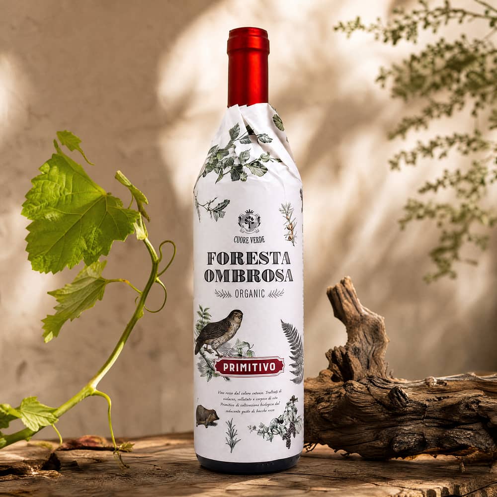 Cuore Verde Foresta Ombrosa Puglia IGT Primitivo 2024 0,750 Liter/ 13.0% vol Produktbild