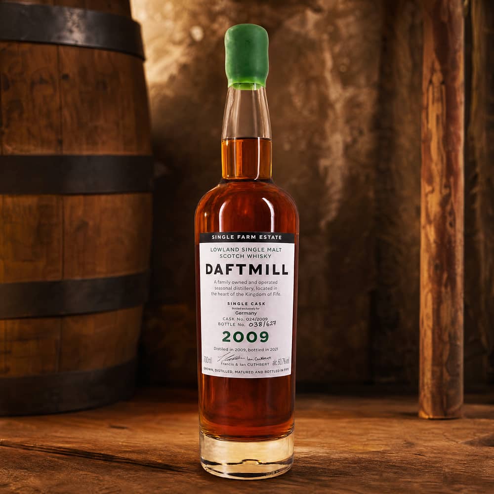 Daftmill 2009 / 2021 for Germany first fill Oloroso 0,70 Liter/ 60.7% vol Produktbild