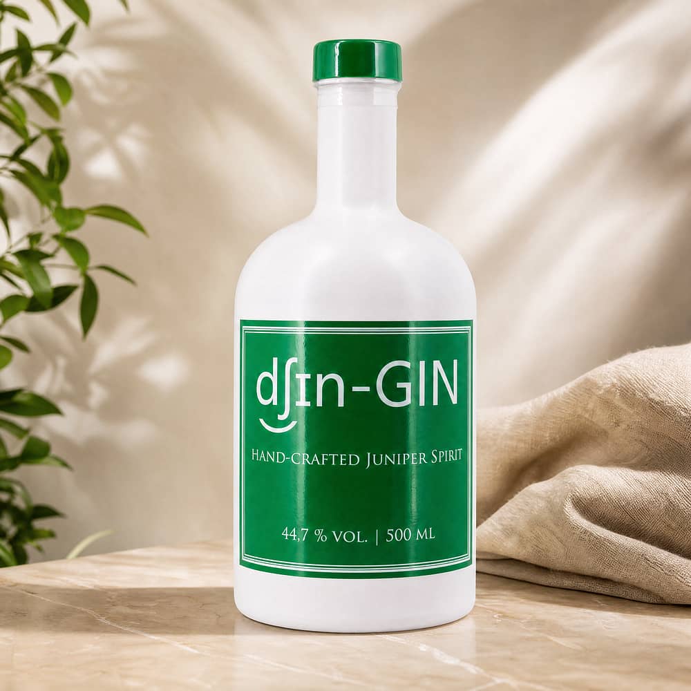djin-Gin Hand-Crafted Juniter Spirit Gin 0,50 Liter/ 44.7% vol Produktbild
