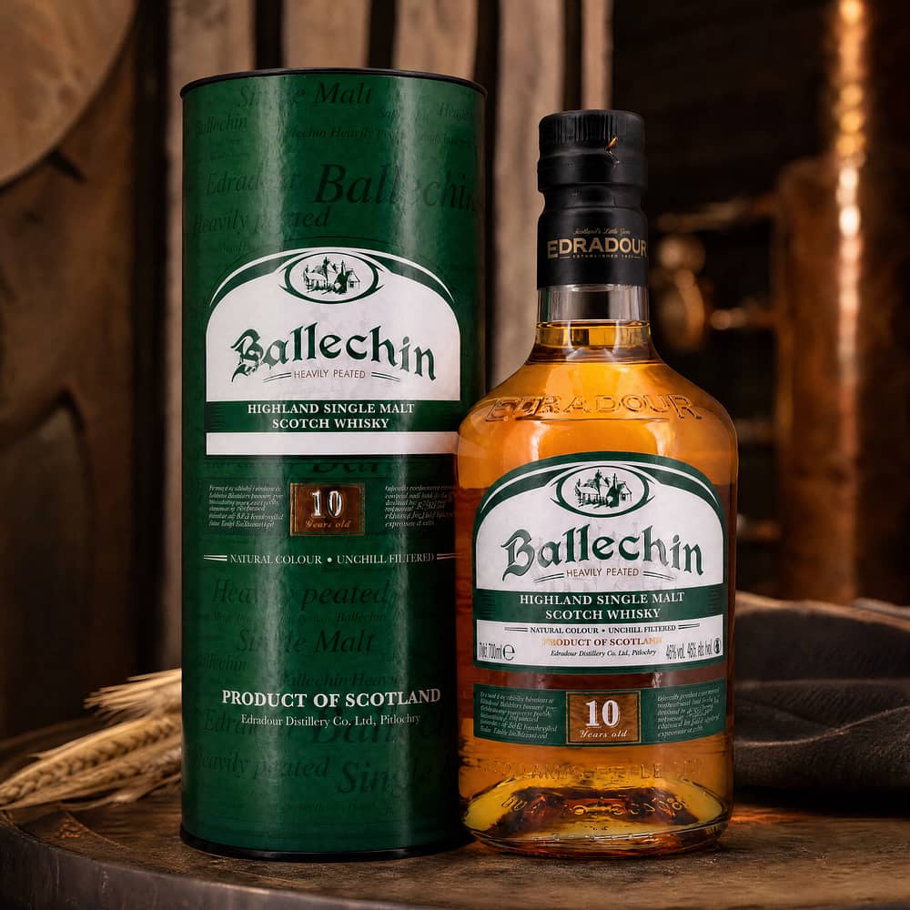 Edradour Ballechin 10 Jahre Heavily Peated 0,70 Liter/ 46.0% vol Produktbild