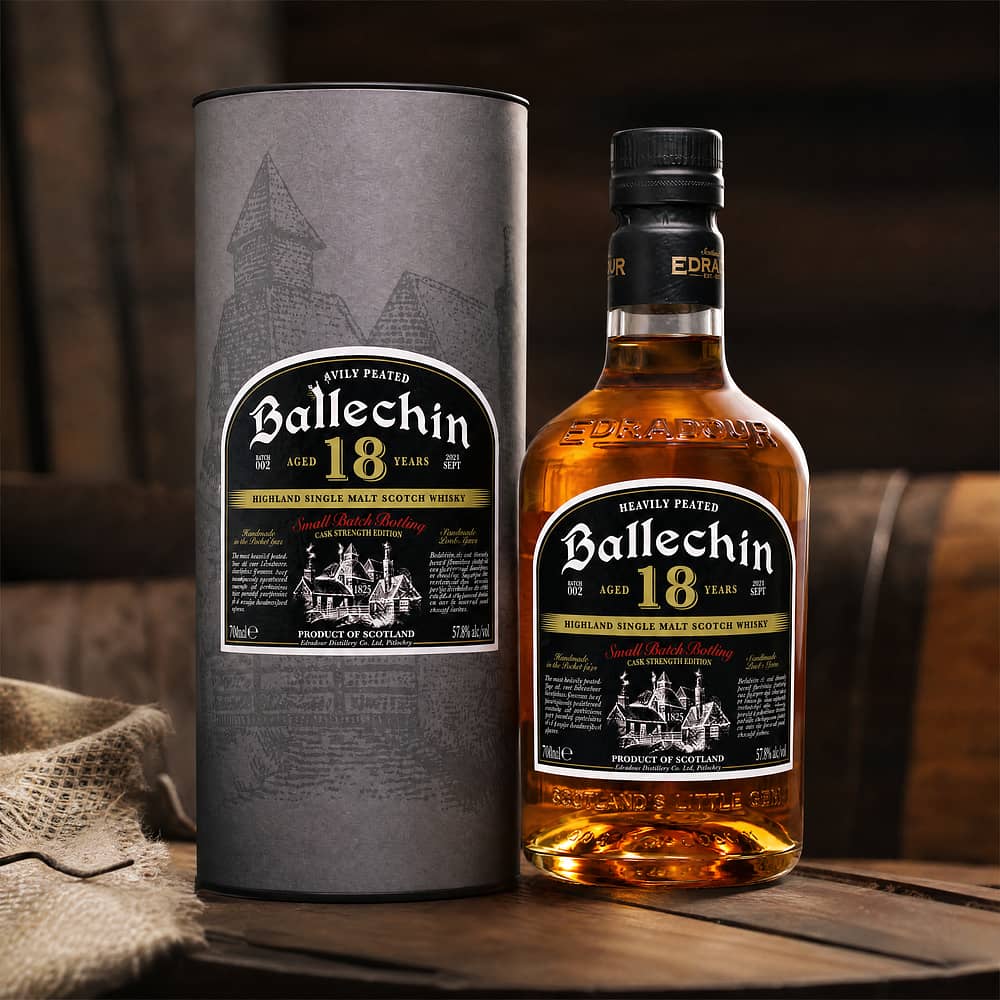 Edradour Ballechin 18 Jahre Cask Strength Batch #2 0,70 Liter/ 57.8% vol Produktbild