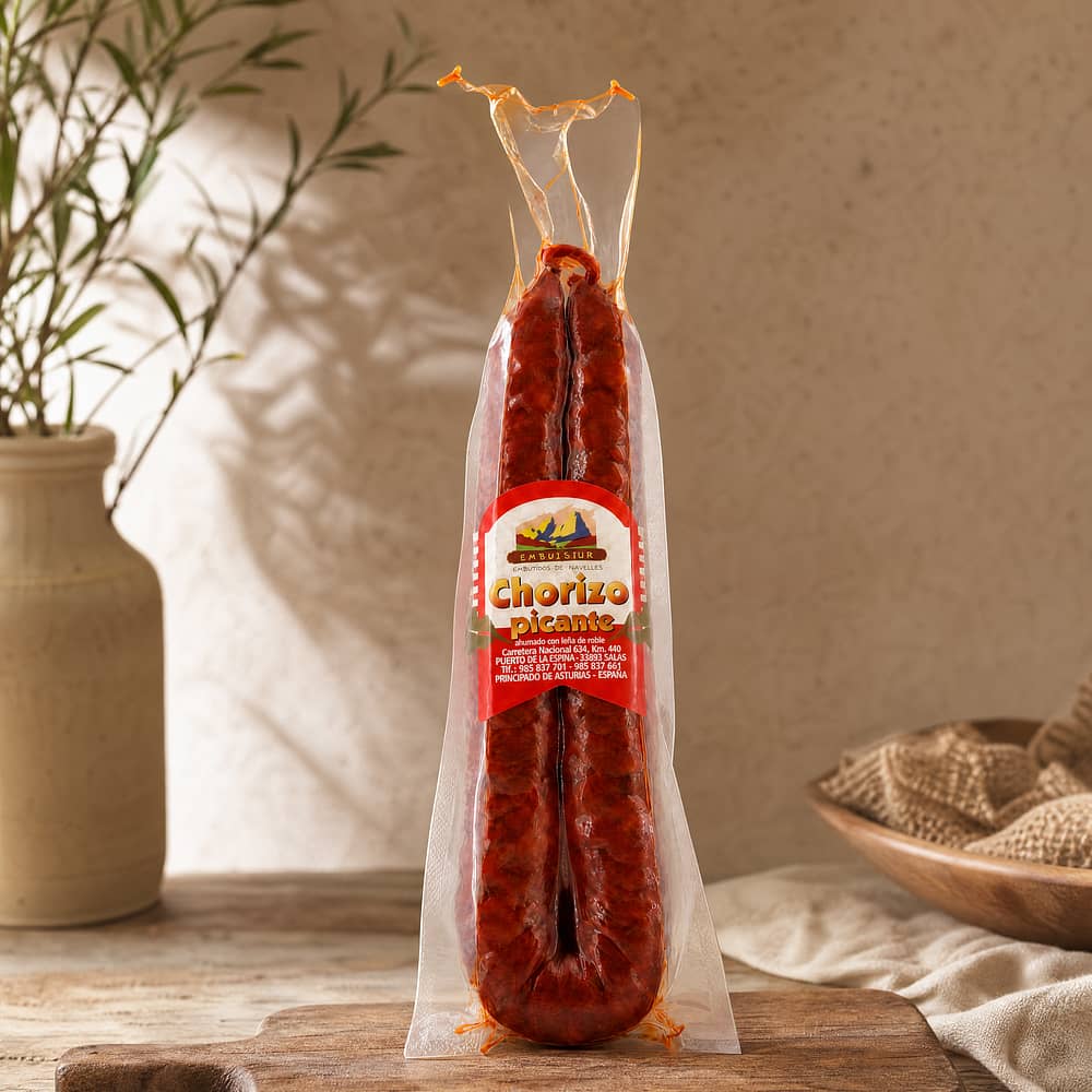 Embuastur Chorizo picante Chorizo-Salamai geräuchert 300 Gramm Produktbild