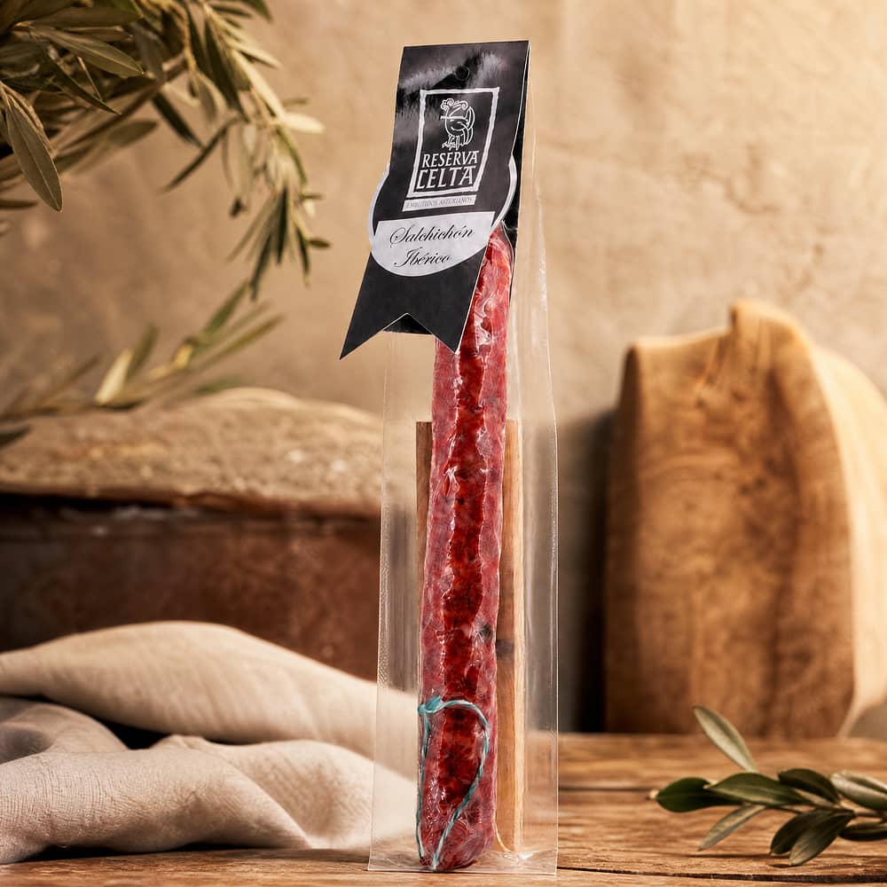 Embuastur Rexerva Celta Salchichón Iberico-Salami 200 Gramm Produktbild