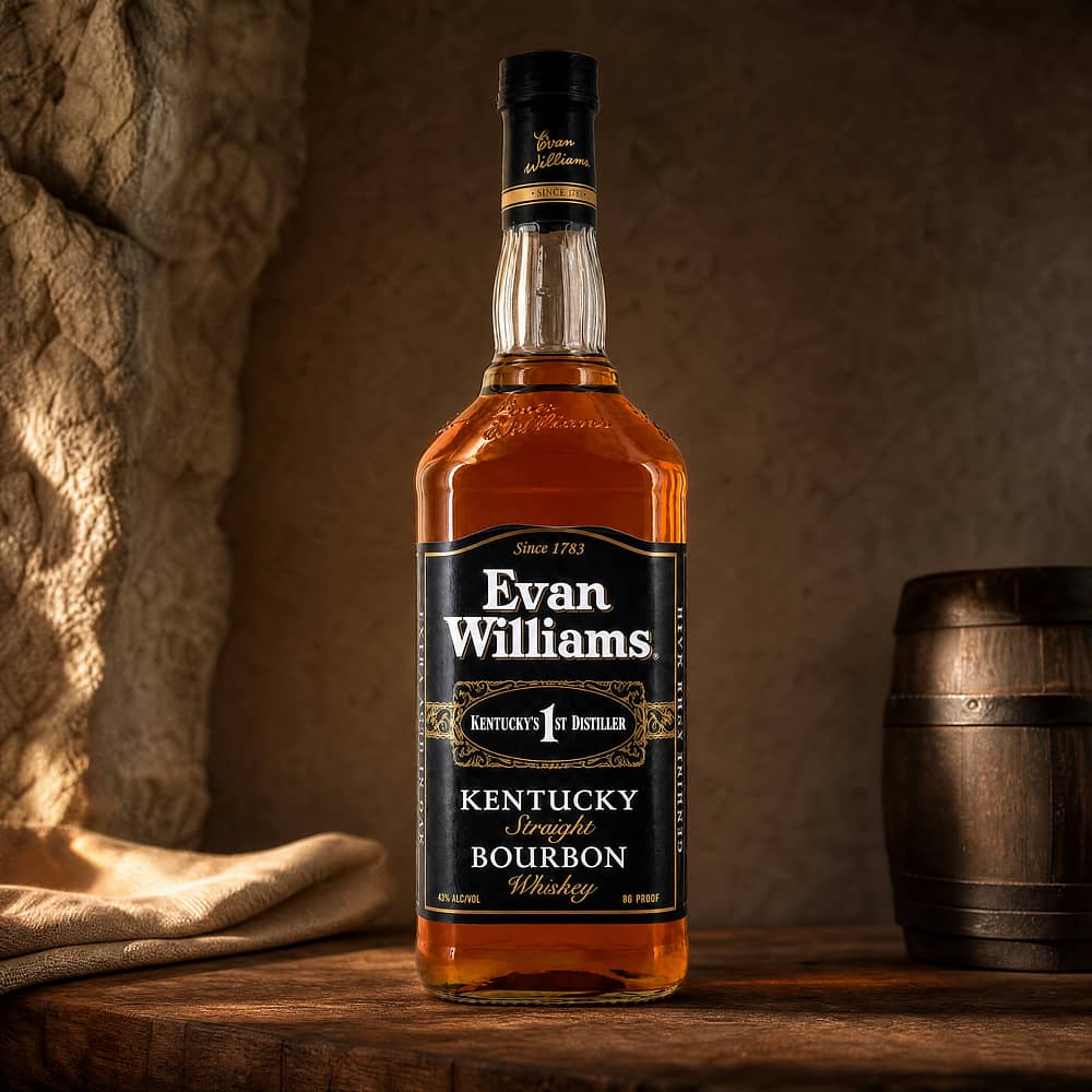 Evan Williams Black Label Literflasche 1 Liter/ 43.0% vol Produktbild