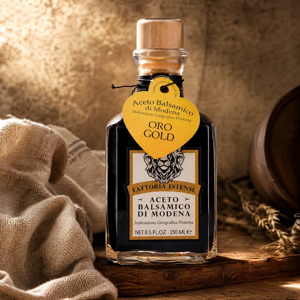 Fattoria Estense Aceto Balsamico di Modena I.G.P. Oro Gold 0,250 Liter Produktbild
