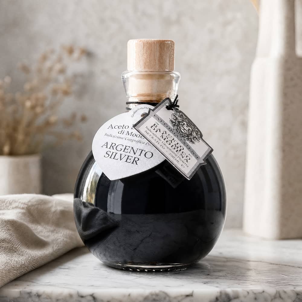 Fattoria Estense Aceto Balsamico di Modena I.G.P. Argento Silver 0,250 Liter Produktbild