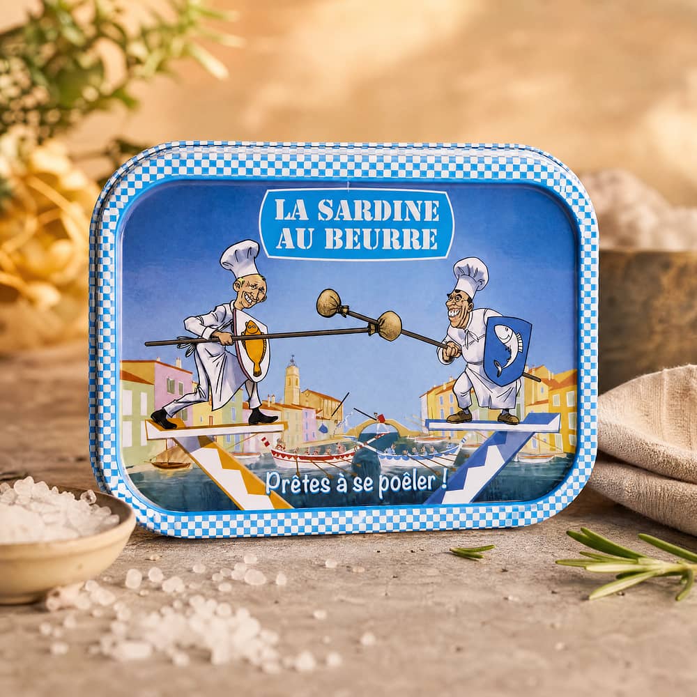 Ferrigno La Bonne Mer Sardinen mit Butter und Fleur de sel aus Camargue (zum Braten) 115g 115 Gramm Produktbild