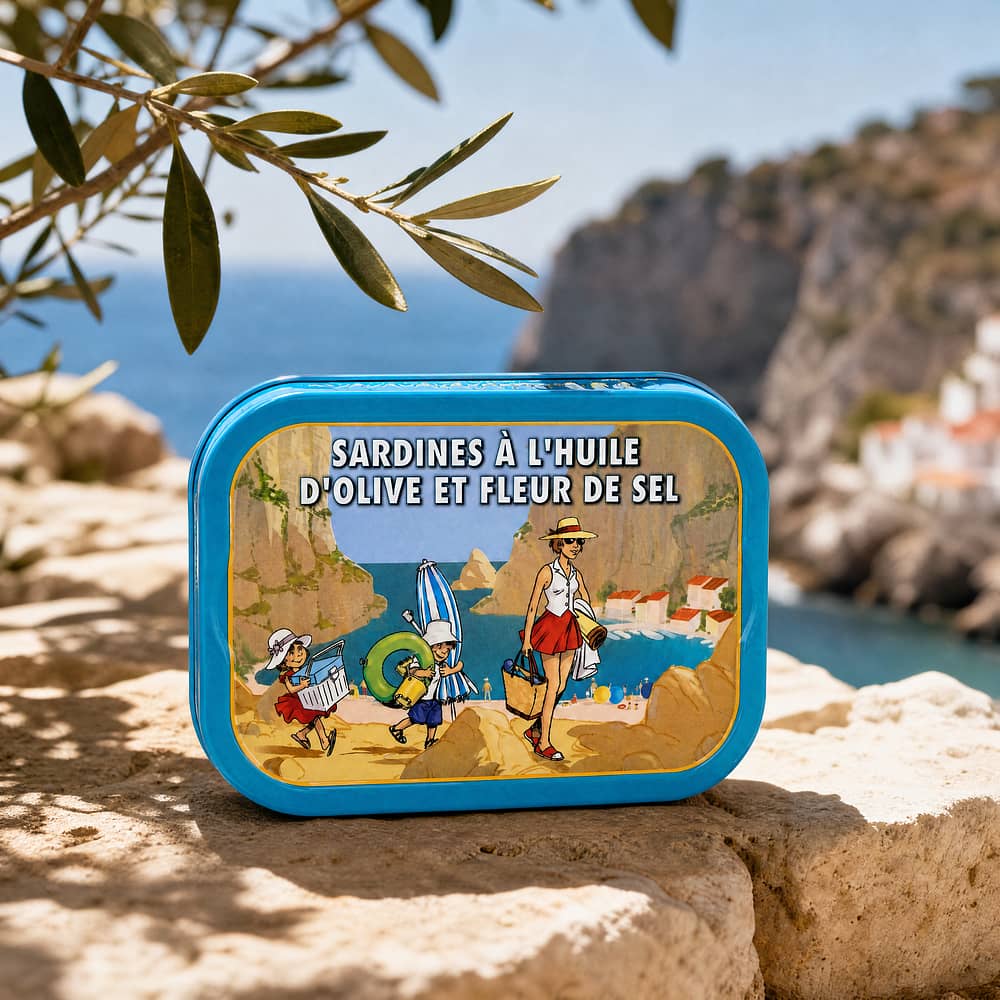 Ferrigno Sardinen in Olivenöl mit Fleur de sel 115g 80 Gramm Abtropfgewicht Produktbild