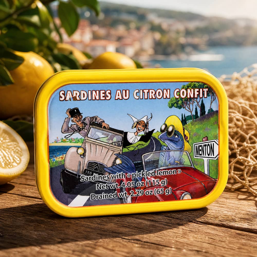Ferrigno Sardinen mit kandierter Zitrone 115g 65 Gramm Abtropfgewicht Produktbild