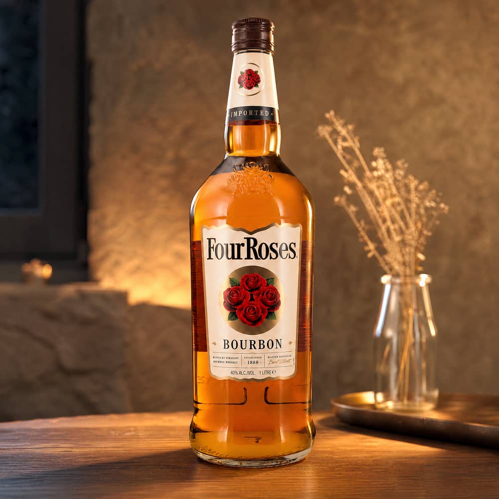 Four Roses Kentucky Straight Bourbon Whiskey Literflasche 1 Liter/ 40.0% vol Produktbild