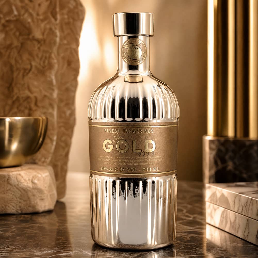 Gin Gold 999,9 Finest Tangerines 0,70 Liter/ 40.0% vol Produktbild