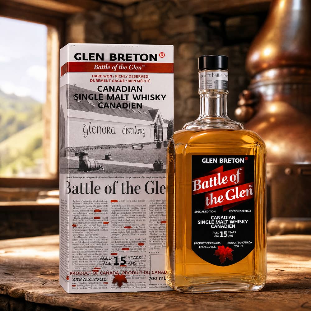 Glen Breton 15 Jahre Battle of the Glen Single Malt Whisky 0,70 Liter/ 43.0% vol Produktbild