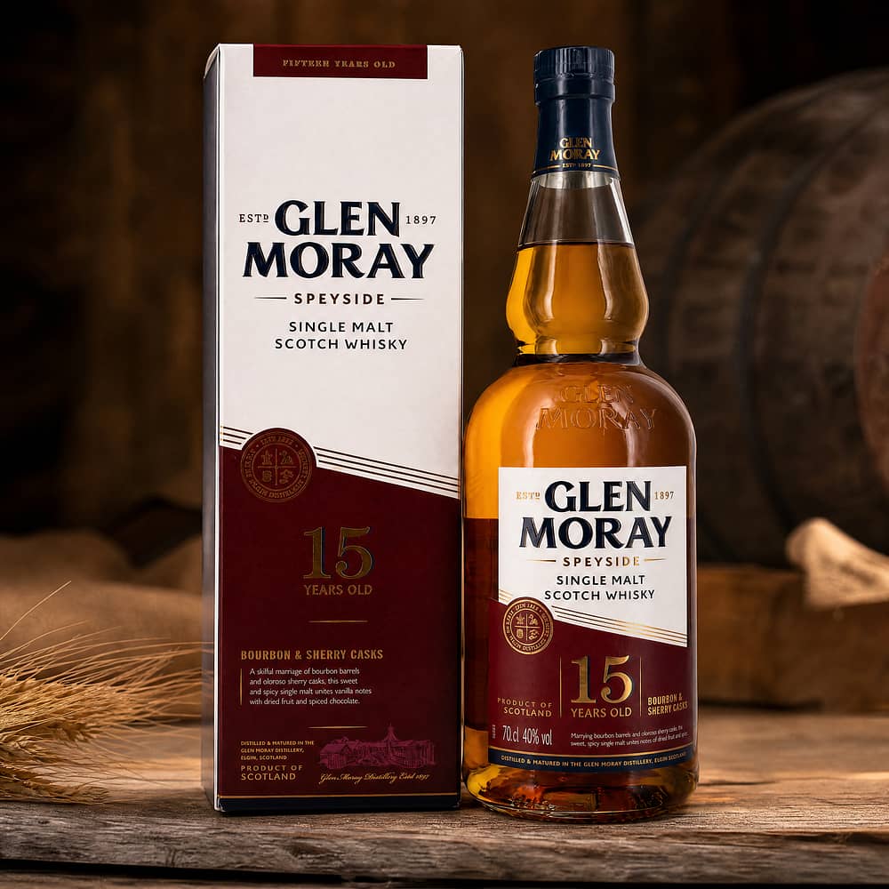 Glen Moray 15 Jahre 0,70 Liter/ 40.0% vol Produktbild