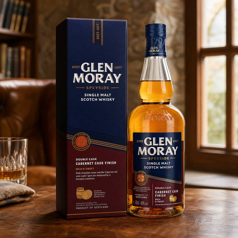 Glen Moray Cabernet Cask Finish 0,70 Liter/ 40.0% vol Produktbild