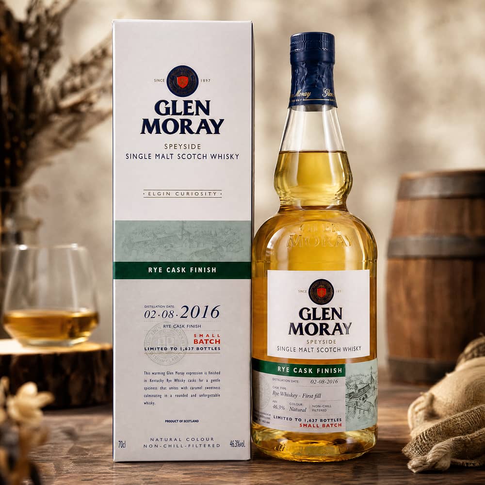Glen Moray Curiosity Range Rye Cask 0,70 Liter/ 46.3% vol Produktbild