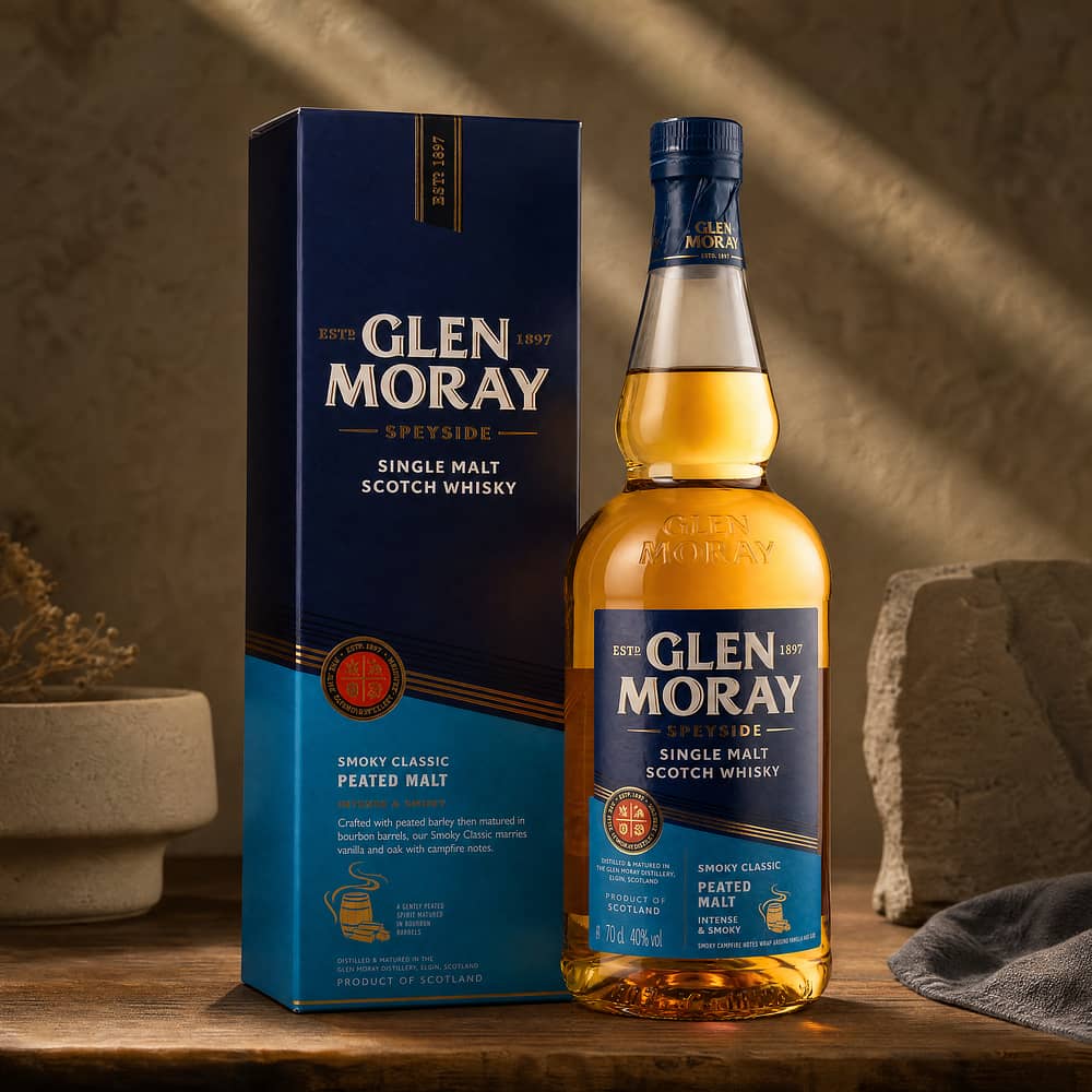 Glen Moray Peated 0,70 Liter/ 40.0% vol Produktbild
