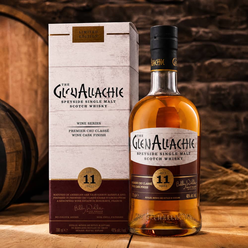 GlenAllachie 11 Jahre Premier Cru Classé Wine Finish 0,70 Liter/ 48.0% vol Produktbild
