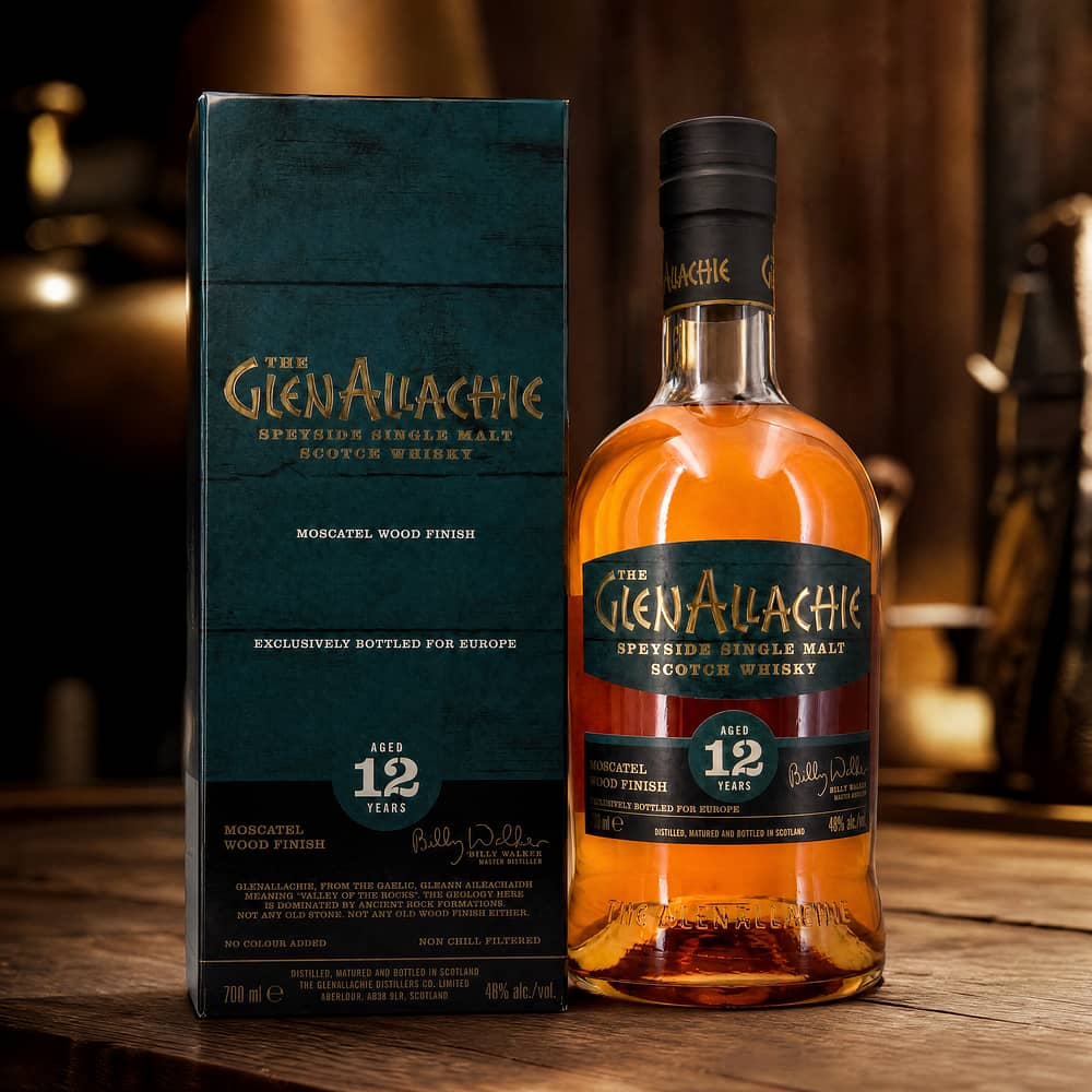 GlenAllachie 12 Jahre Moscatel Wood Finish 0,70 Liter/ 48.0% vol Produktbild