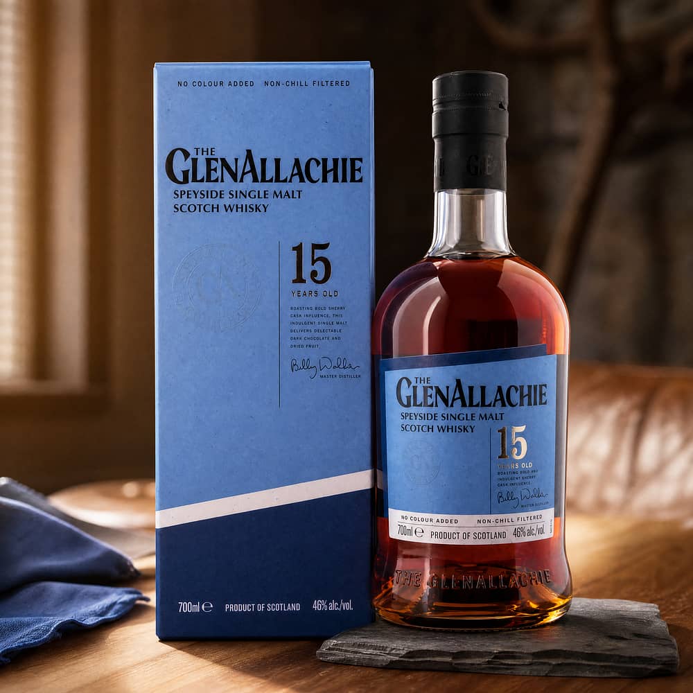GlenAllachie 15 Jahre 0,70 Liter/ 46.0% vol Produktbild
