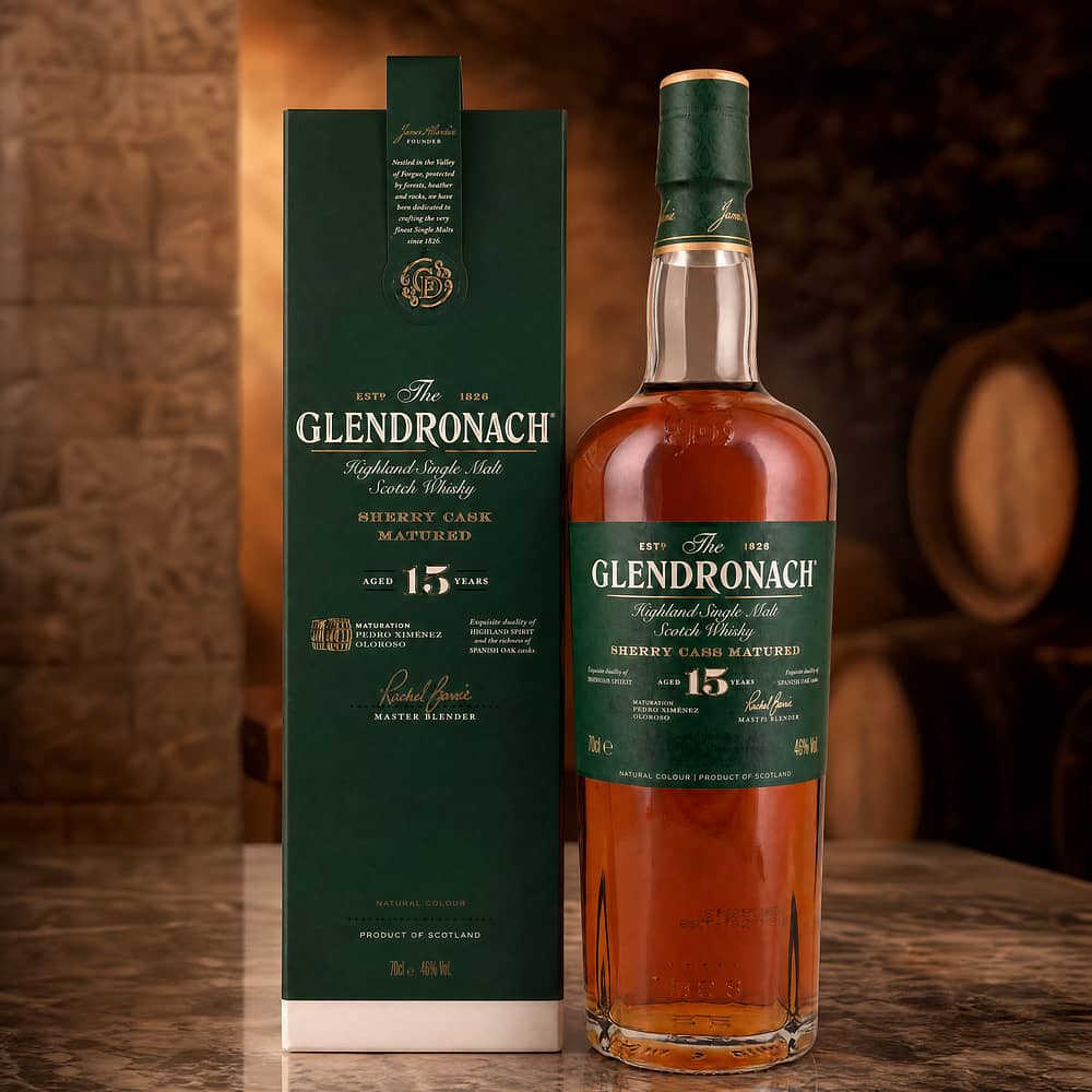 Glendronach 15 Jahre Revival Oloroso Sherry Cask and Petro Ximénz Casks 0,70 Liter/ 46.0% vol Produktbild