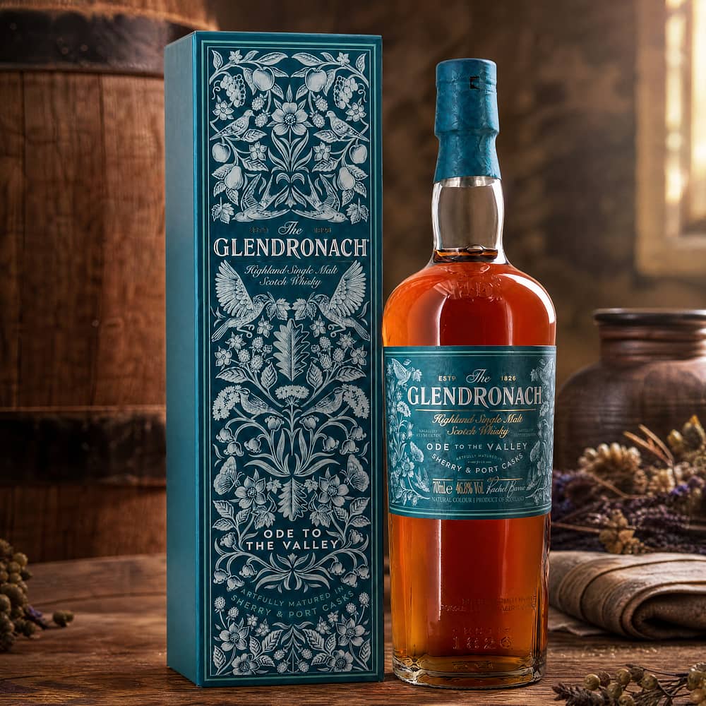 Glendronach Ode to the Valley Sherry & Ruby Port Casks 0,70 Liter/ 46.2% vol Produktbild