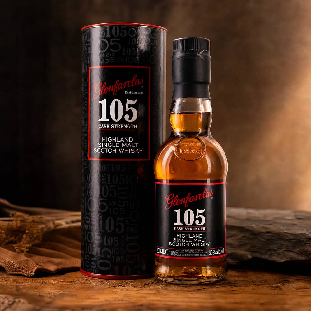 Glenfarclas 105 Cask strength Midi 0,20 Liter/ 60.0% vol Produktbild