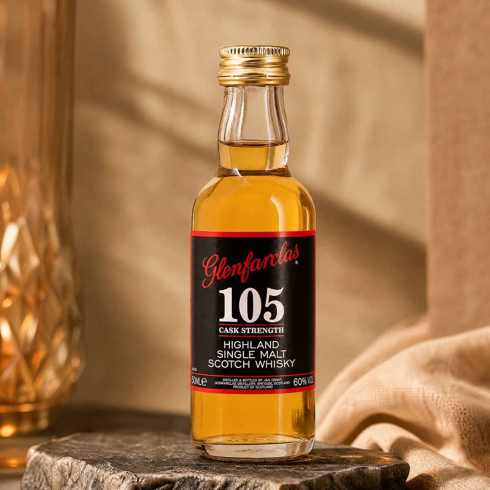 Glenfarclas 105 Cask strength Miniatur 0,050 Liter/ 60.0% vol Produktbild