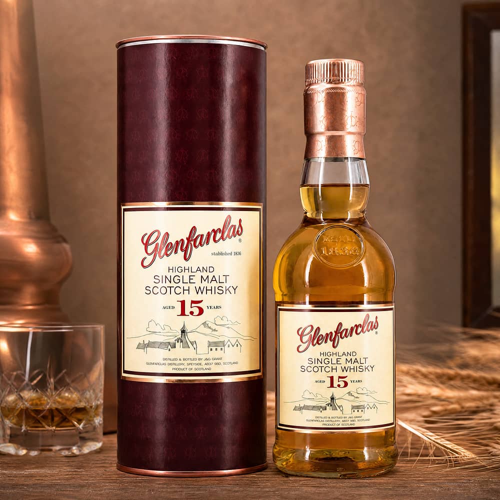 Glenfarclas 15 Jahre Midi 0,20 Liter/ 46.0% vol Produktbild
