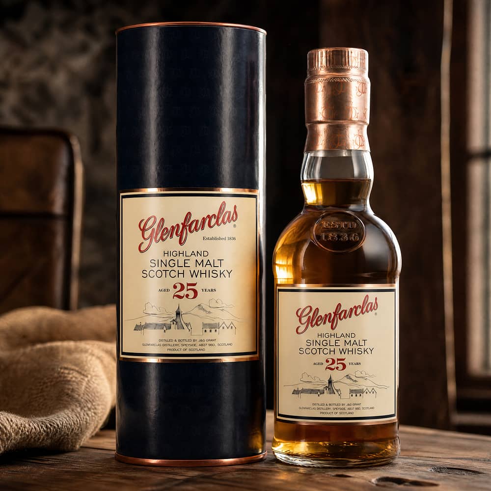 Glenfarclas 25 Jahre Midi 0,20 Liter/ 43.0% vol Produktbild