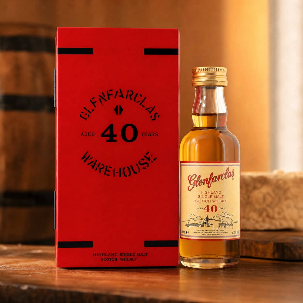Glenfarclas 40 Jahre Miniatur 0,050 Liter/ 43.0% vol Produktbild