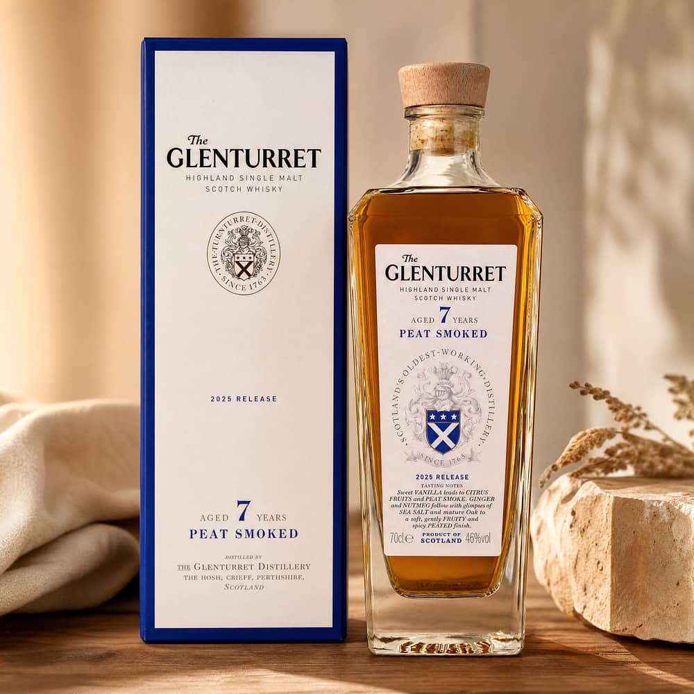 Glenturret 7 Jahre Peat Smoked 0,70 Liter/ 46.0% vol Produktbild
