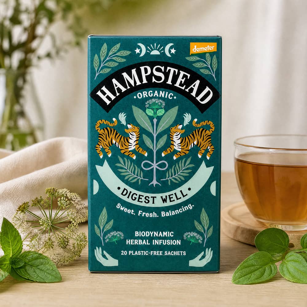 Hampstead Tea Digest Well „Gute Verdauung“ – Kräutertee 30 Gramm Produktbild