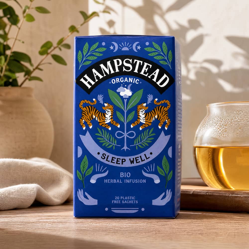 Hampstead Tea Sleep Well BIO 20 Teebeutel 25 Gramm Produktbild